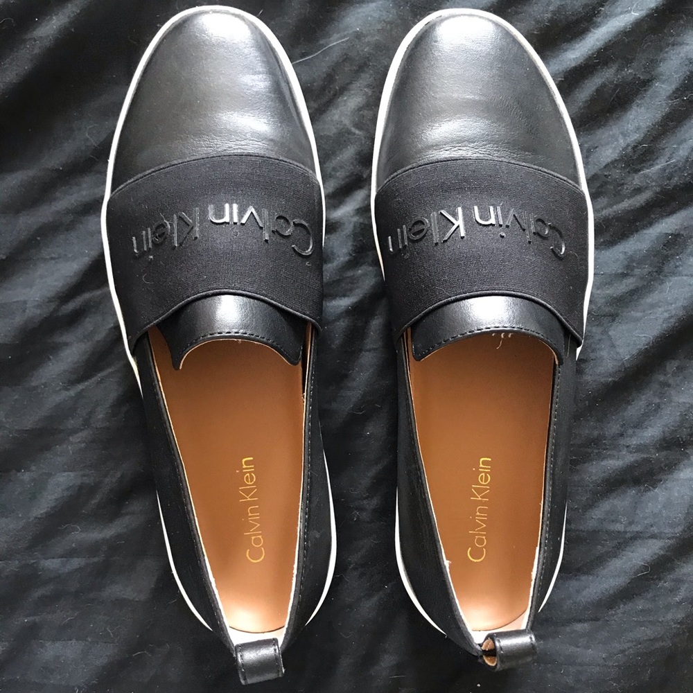 Calvin Klein platform slip on